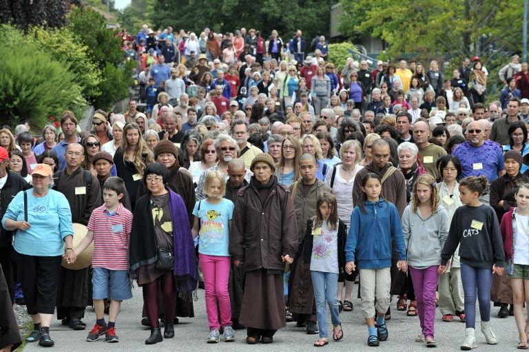 Press Release: Buddhist Monks & Nuns to Host Peace Walk in Los Angeles